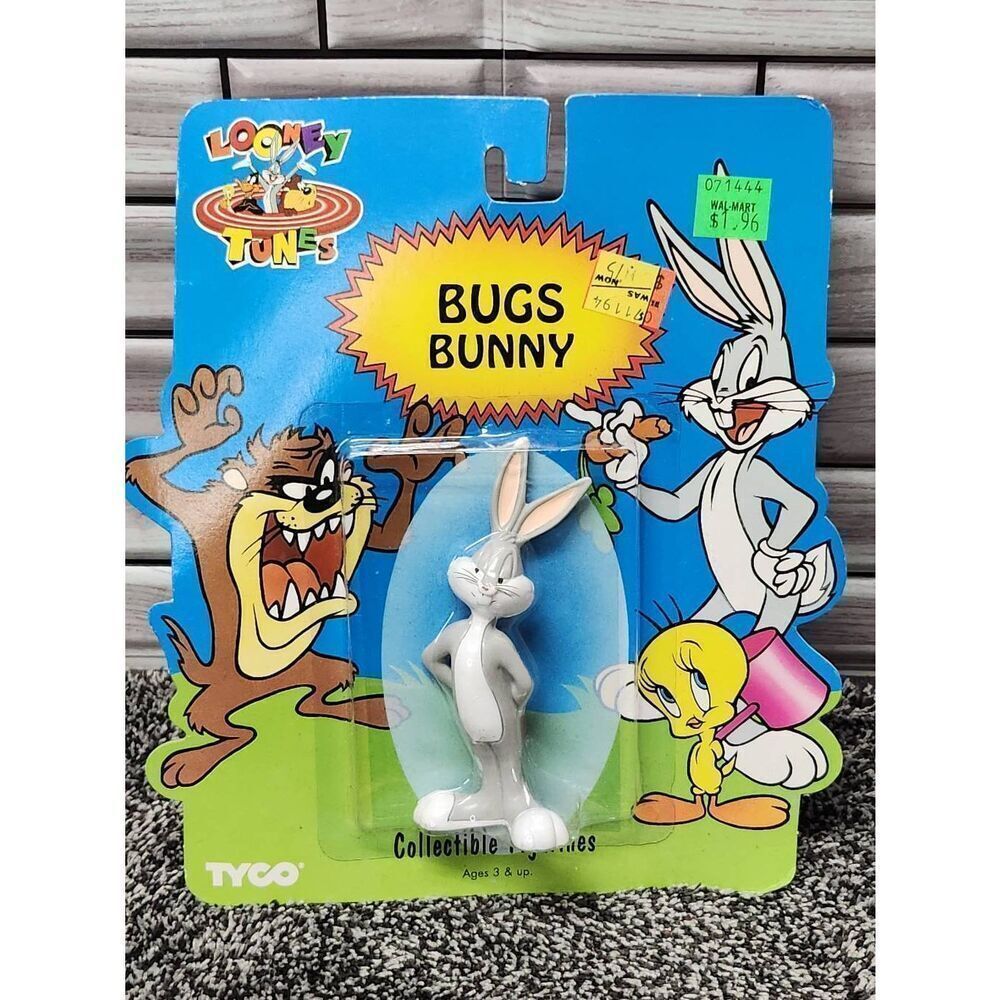 1994 Tyco Looney Tunes Bugs Bunny Figurine on Package #A90